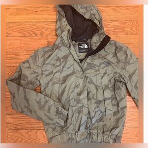 The North Face Camouflage Jacket - Green and Gray